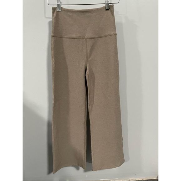 Beyond Yoga Womens Spacedye Retro Cropped Pants In Birch Heather Size Medium - Picture 8 of 8